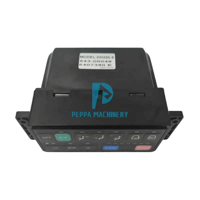 Air Conditioner Control Panel 543-00049 for Daewoo Doosan Excavator DH130-5 DH140-5 DH150-5 (3) Air Conditioner Control Panel 543-00049 for Daewoo Doosan Excavator DH130-5 DH140-5 DH150-5 (3)