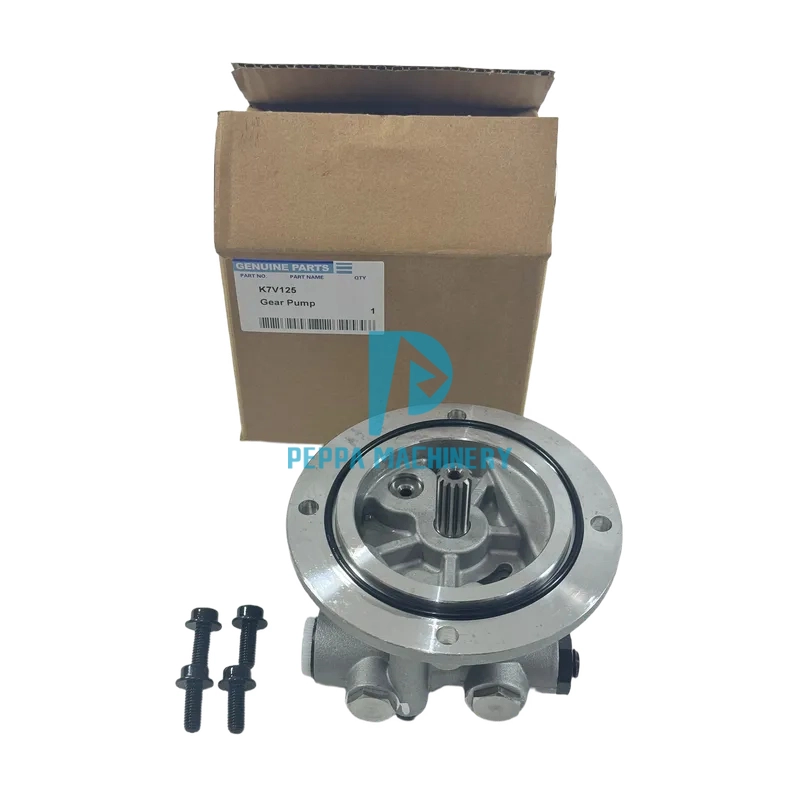 High Quality BRAND NEW 333-k5495 K7V125 PILOT PUMP GEAR PUMP for Excavator (4) High Quality BRAND NEW 333-k5495 K7V125 PILOT PUMP GEAR PUMP for Excavator (4)